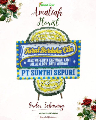 Papan Bunga Duka di Koper